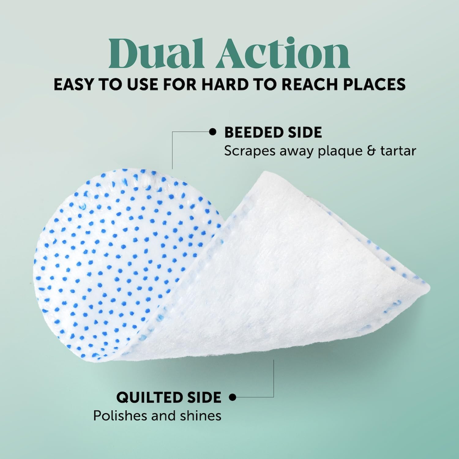 Dog Dental Finger Wipes for Teeth Cleaning Plaque Off - Dental Care for Dogs & Cats, Stain & Tartar Remover for Teeth, Finger Toothbrush Wipes, Fresh Breath & Gum Care with Zinc + Green Tea - 30 ct - image 6