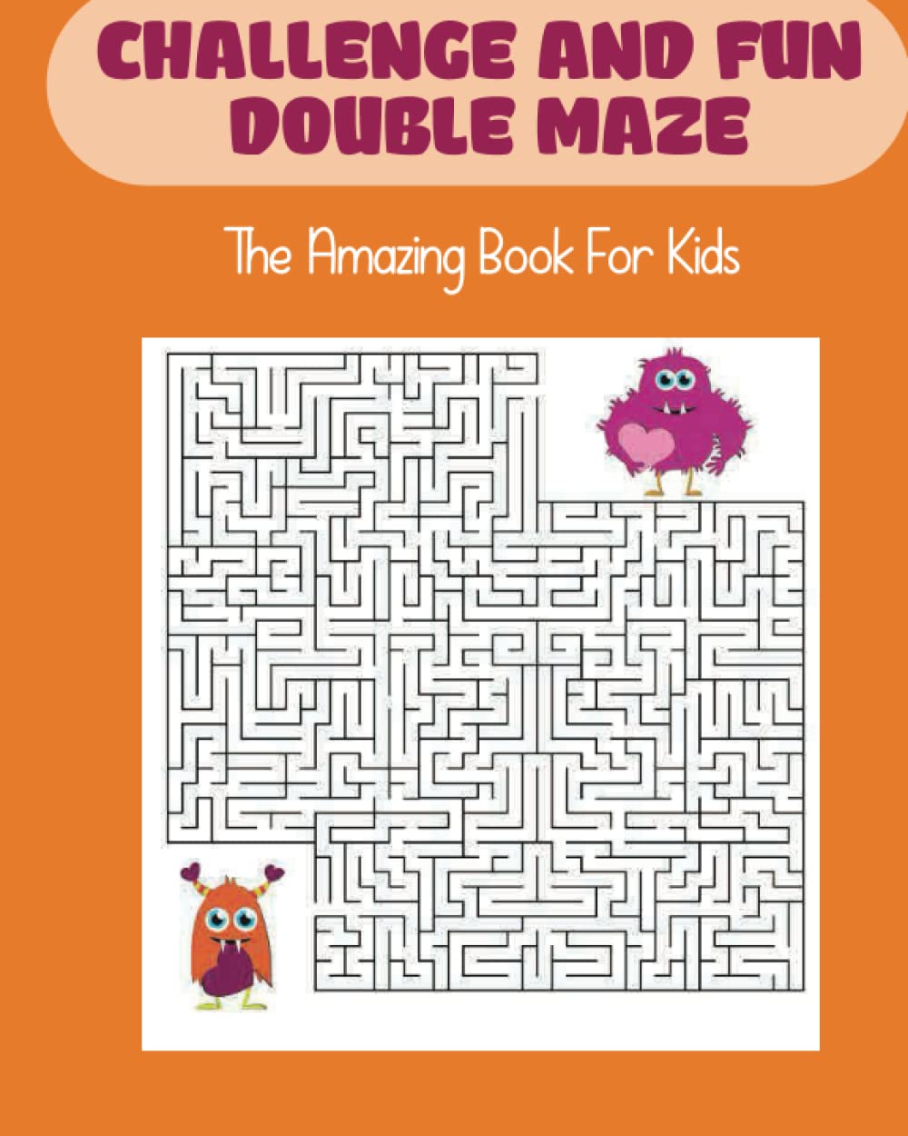 Challenge And Fun Double Maze: The Amazing Book For Kids