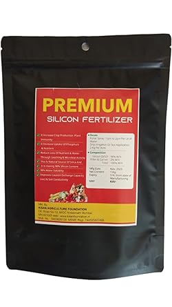Premium Silicon Fertilizer For All Crop | Plant Fertilizer For Potted Plant | Plant Growth Enhancer | Soil Conditioner | Improve Plant Root System & Soil Health (2 kg)
