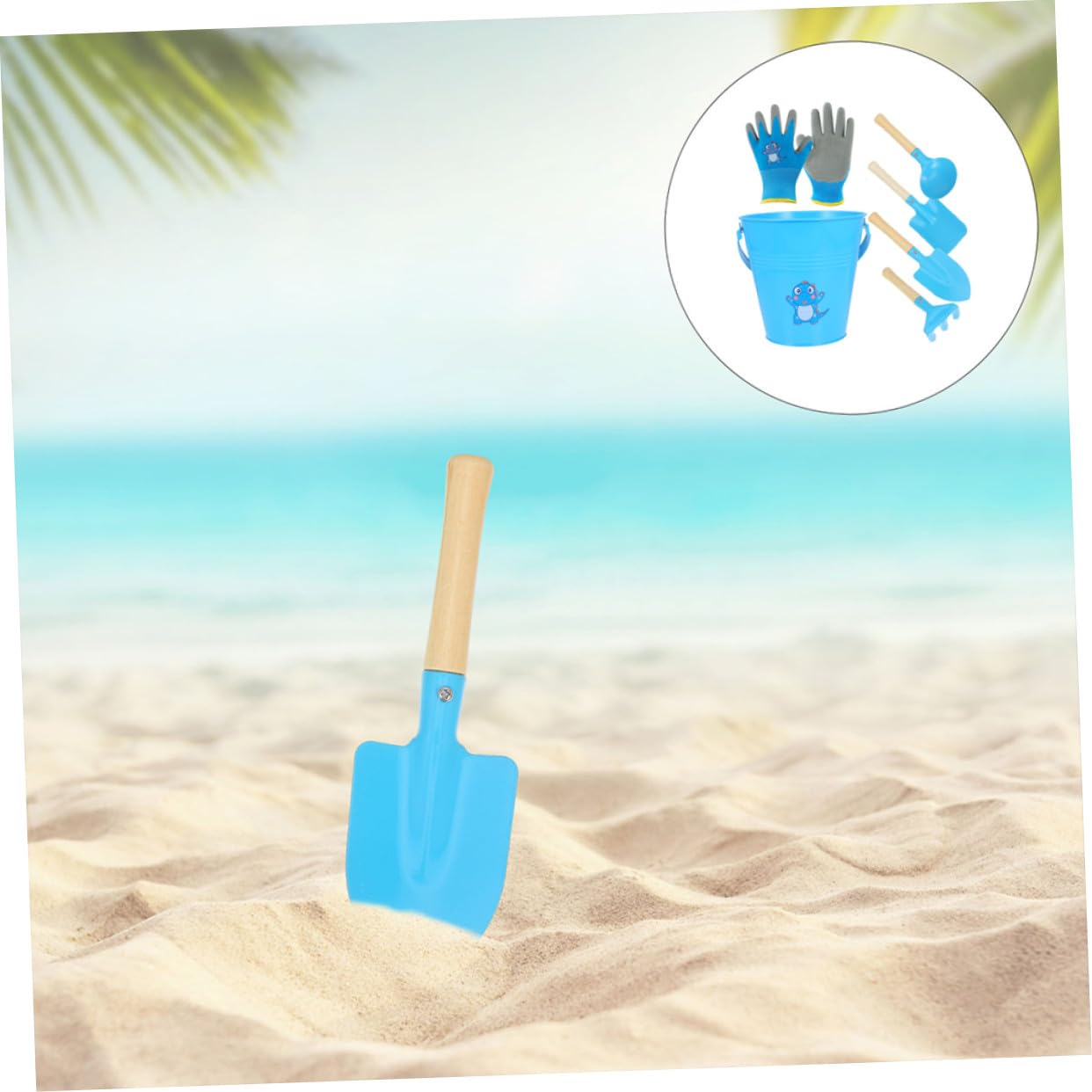 iplusmile Herramientas de Playa para Cubo y Pala de Juguete para Construir Castillos de Arena la Playa Juguetes de Educativos