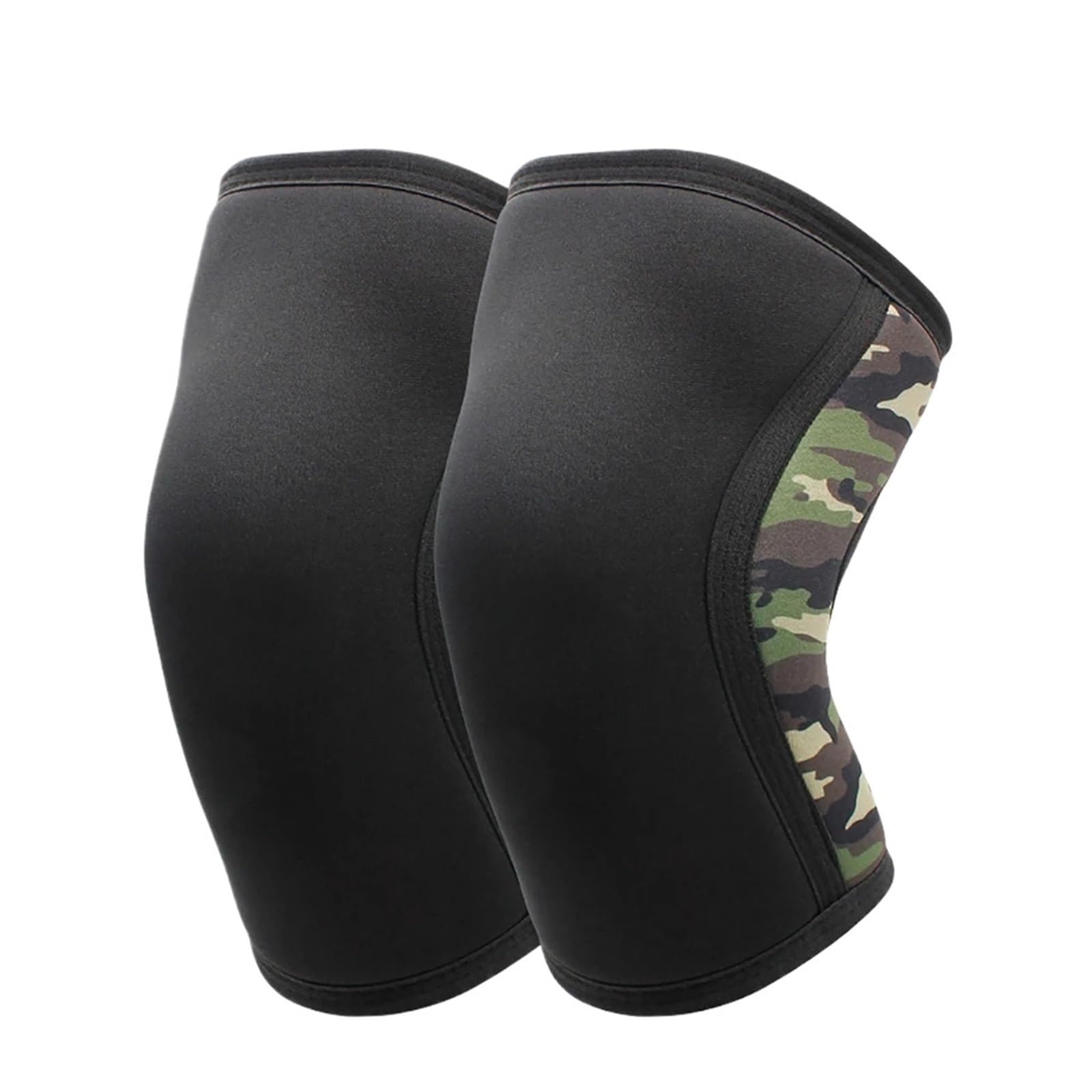 Generico Compatibile con ginocchiere da 7 mm coppia uomo donna supporto for powerlifting squat