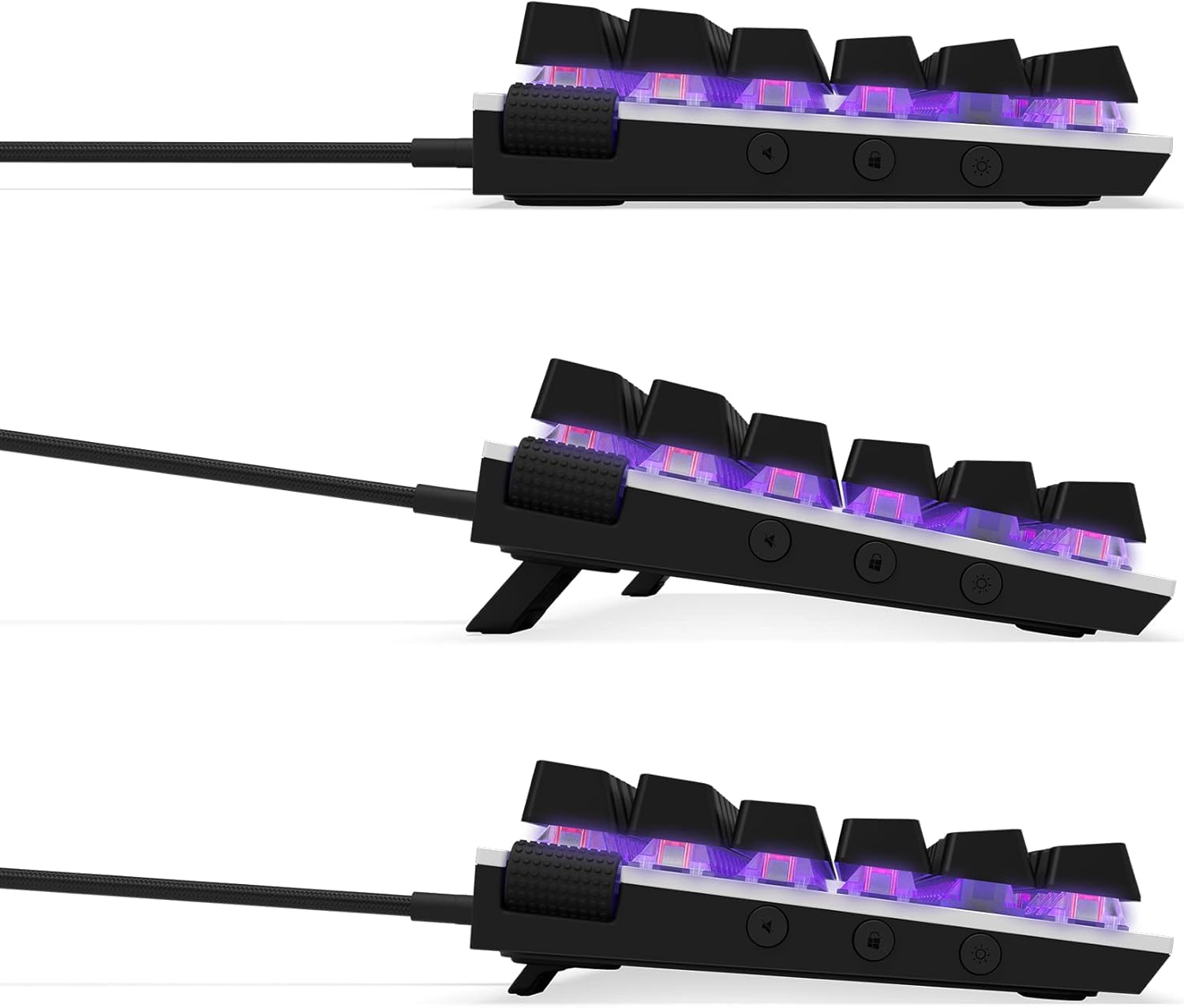 NZXT Function 2-2024 Full-Size Optical Gaming Keyboard | Illuminated RGB | 8K Polling Rate | Linear Optical Switches | Adjustable Actuation | Hot Swappable | Wrist Rest | Black UK (QWERTY) — view 37