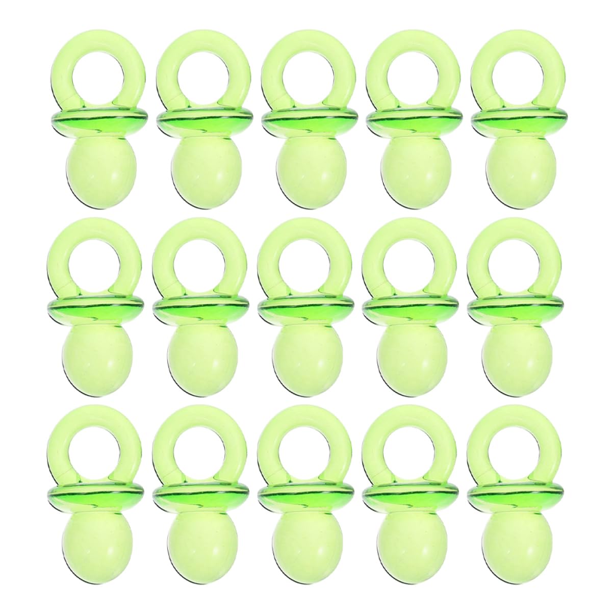 HEMOTON 50pcs Miniature Pacifiers Shower Decorations Sage Shower Favors Girl Decor