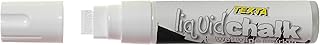 TEXTA 0388220 LIQUID CHALK MARKER, WET WIPE WHITE