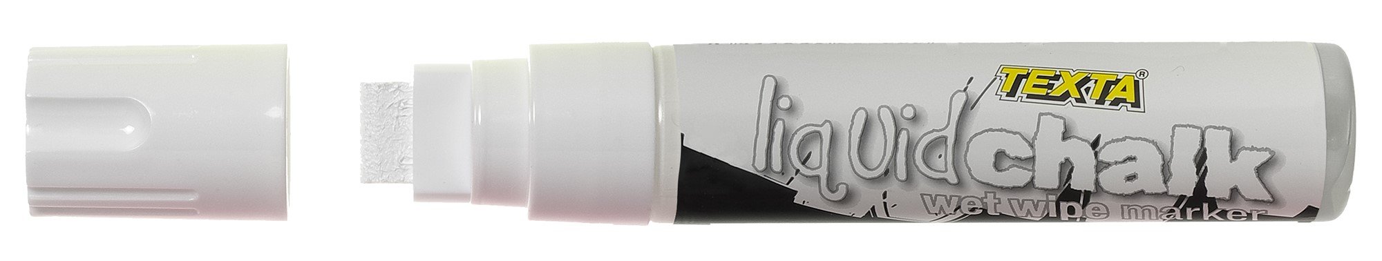 TEXTA 0388220 - Pennarello a gesso liquido, colore: Bianco
