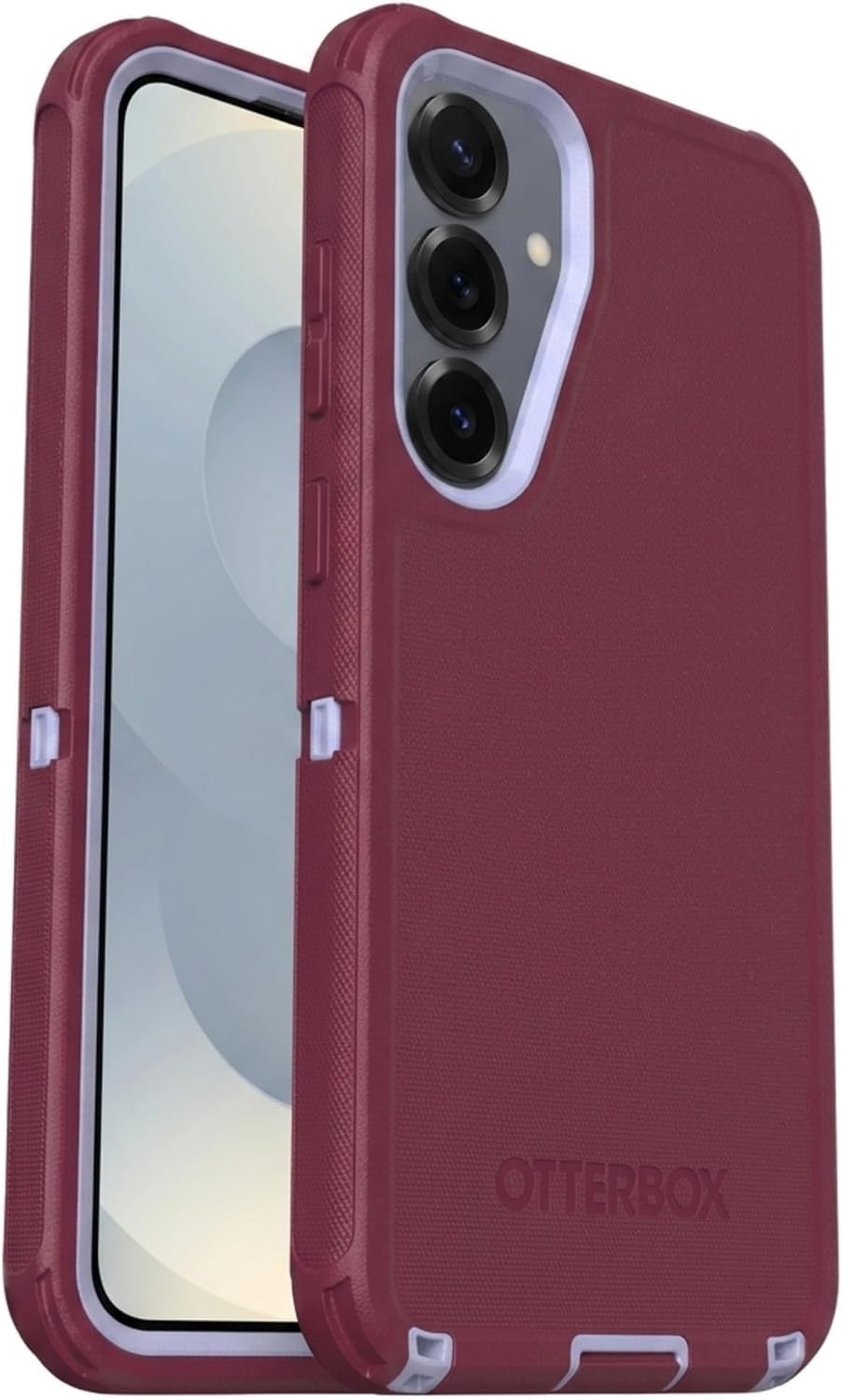 OtterBox Custodia della serie Defender per Samsung Galaxy S25+ e Galaxy S24+ (rosa e blu), include supporto a clip per fondina, robusta e durevole, con protezione per le porte, confezione non al