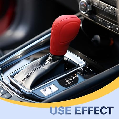 Miniatura 10 de Cubierta para pomo de palanca de cambios, accesorios de protección para automóvil, protector antideslizante para palanca de cambios automático,