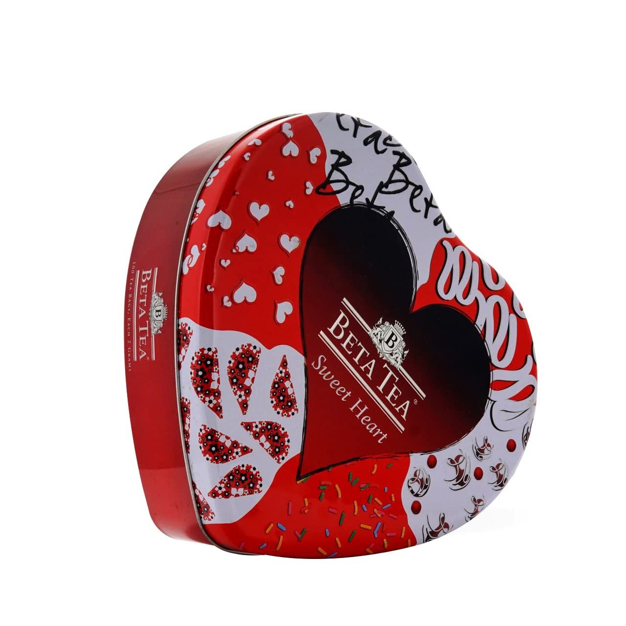 Beta Sweet Heart Poşet Çay Teneke Kutu 200 gr