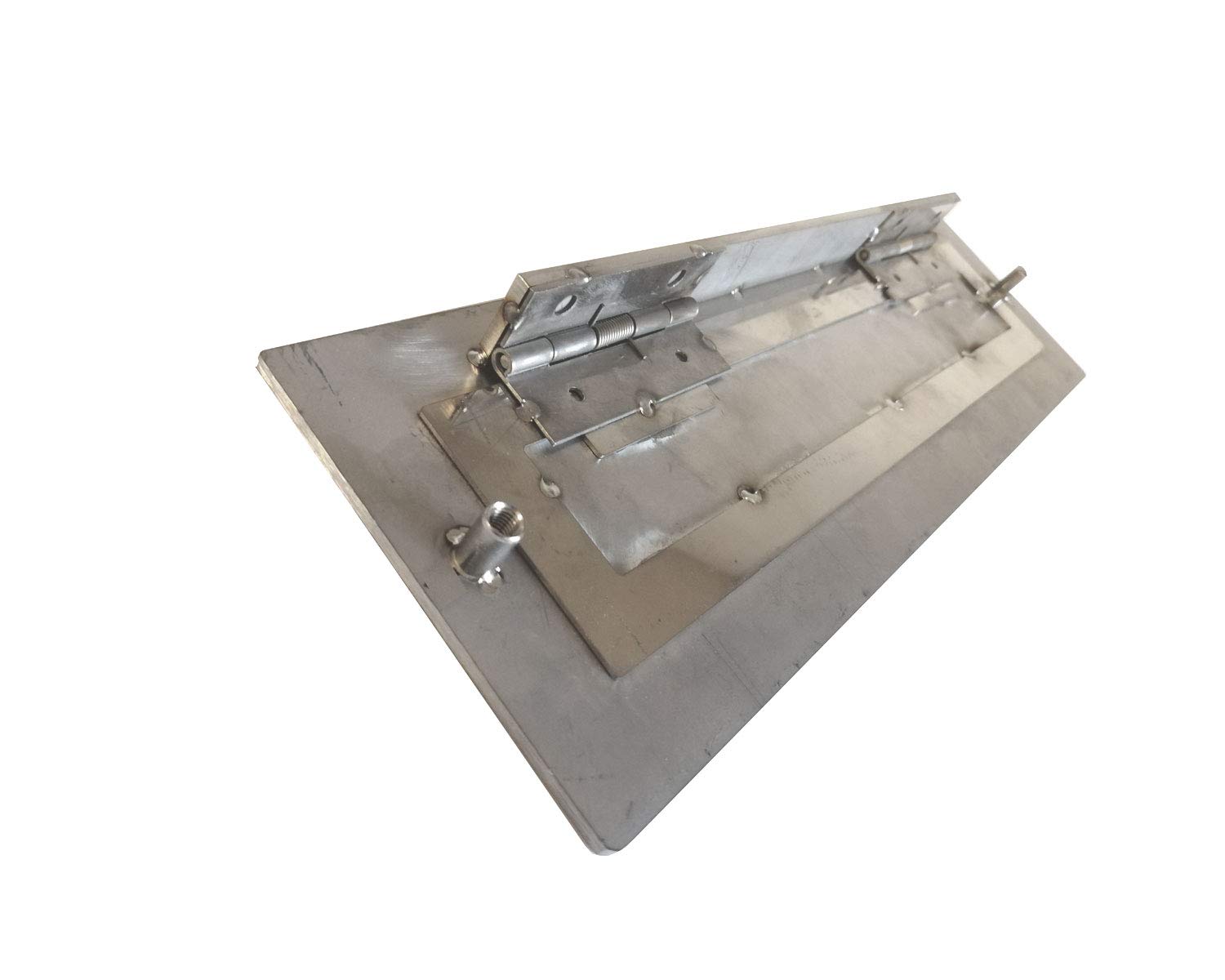 BUCA PER LETTERE BOCCHETTA FERITOIA IN ACCIAIO INOX SATINATO 240 - 290x90 MM