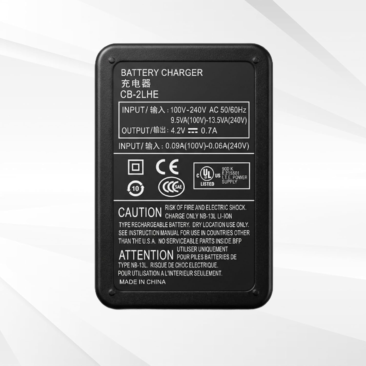 NB-13L CB-2LH CB-2LHT Battery Charger Compatible with Canon G7X G7X Mark II III G1 X Mark III G5X G5X Mark II G9X G9X Mark II SX620 SX720 SX730 SX740 HS Digital Camera