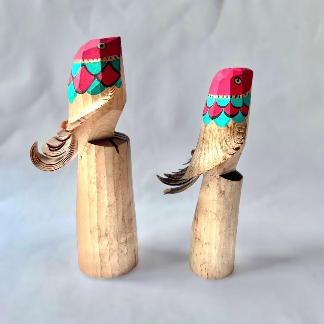 戦前 古玩 山形県 郷土玩具 お鷹ぽっぽ 赤タカ② 山形県米澤市