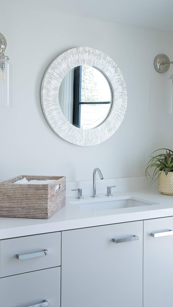 Amazon.com: KOUBOO Pearlescent Round Capiz Seashell Sunray Amazon.com: KOUBOO Pearlescent Round Capiz Seashell Sunray