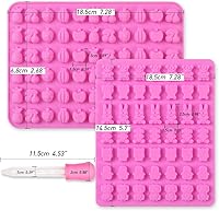 Vista 5 de Moldes de silicona, 4 piezas con 2 cuentagotas