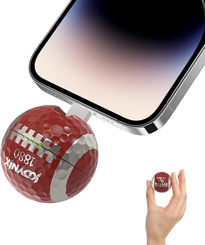 Miniatura 12 de Banco de energía creativo de pelota de golf de 2000 mAh, mini cargador portátil USB-C, compatible con iPhone 15, 15 Plus, 15 Pro Max, regalo para
