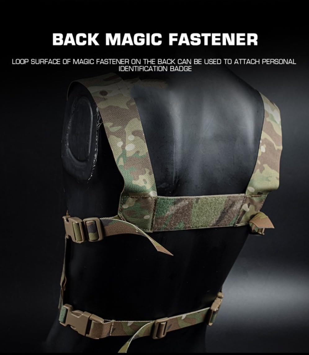 Peminkoo taktisches F.CPC Chest Rig Mini Harness F.erro Style H Harness Breite Version Chesty Rig Hüftgurt Jagdzubehör