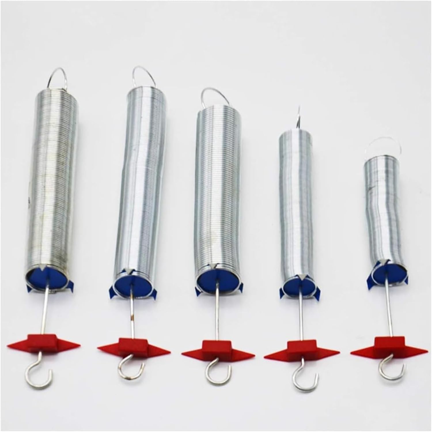 Spiral Spring Set - 0.5N/1N/2N/3N/5N Compression Springs for Physics Force Scale Principle Experiment