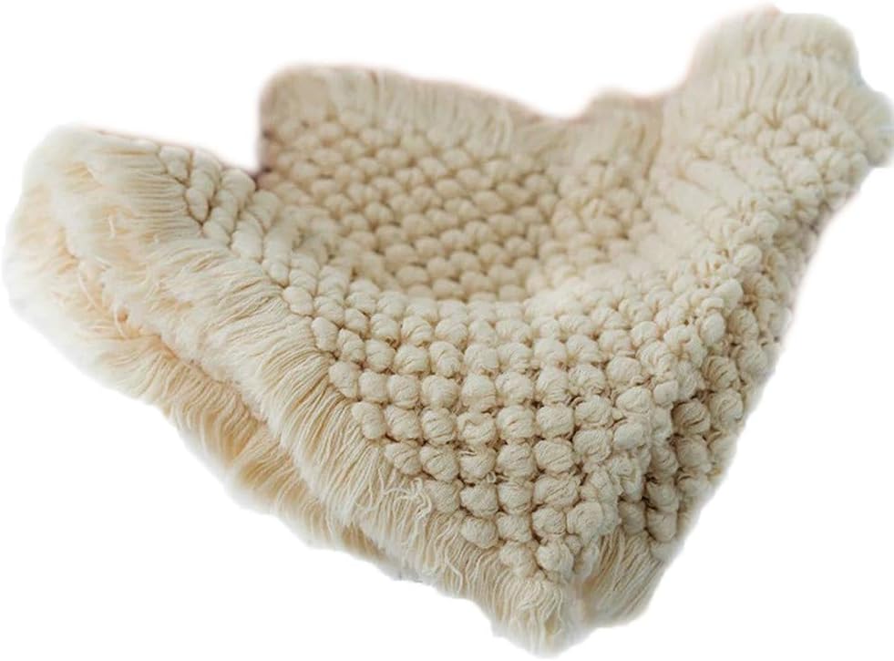 Zeroest Baby Photography Props Basket Braid Wool Wrap Newborn Photo Shoot Baskets Filler Posing Stuffer Background Blanket (Beige) Zeroest Baby Photography Props Basket Braid Wool Wrap Newborn Photo Shoot Baskets Filler Posing Stuffer Background Blanket (Beige)
