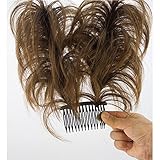 MERRYLIGHT Ladies Messy Bun Hair Piece Hair Extensions Hair Bun Ponytail Hairpiece (Mixed Golden Brown-T4/12)