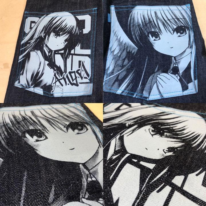 Amazon.co.jp: Angel Beats! かなで デニム 28 W76cm程度 ジーンズ  