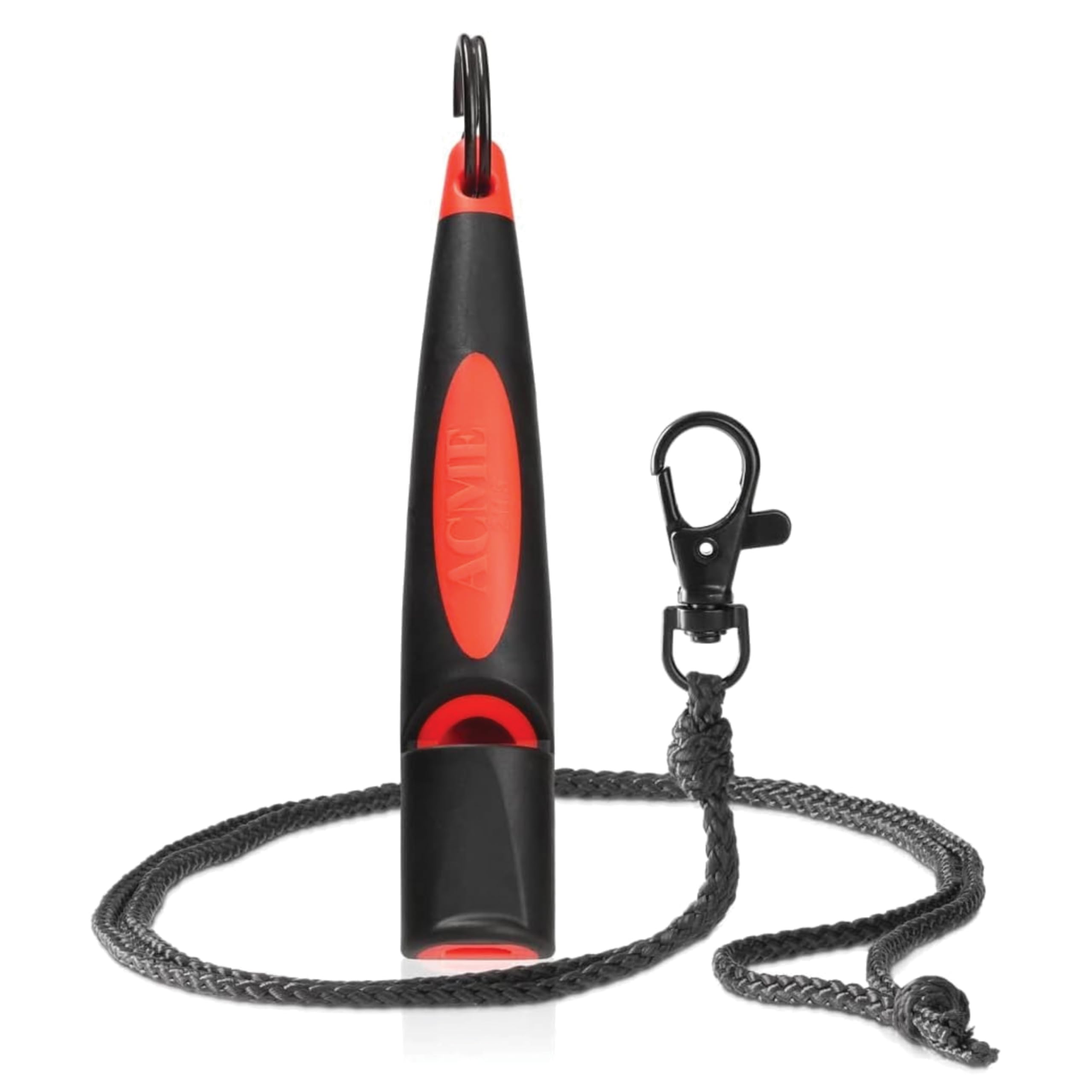 ACME 211.5 Alpha Dog Whistle - Black/DG Orange - With Lanyard