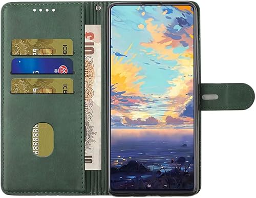 Miniatura 3 de COTDINFOR Funda tipo cartera compatible con OnePlus 10 Pro, OnePlus 10 Pro con tarjetero de cuero con función atril y cierre magnético para OnePlus