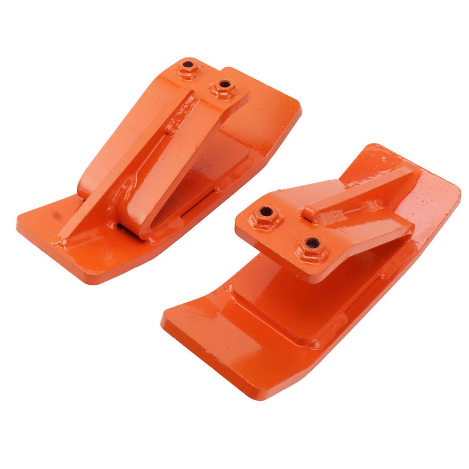 TOPINCN Traktor-Eimerschutz mit Stahlkonstruktion, Langlebiger Kantenschutz für die Rasenpflege, 2 Stück, 26,7 X 10,2 Cm