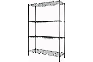 Hcy 4-Tier Wire Shelving Unit Storage Shelves Shelf Organizer