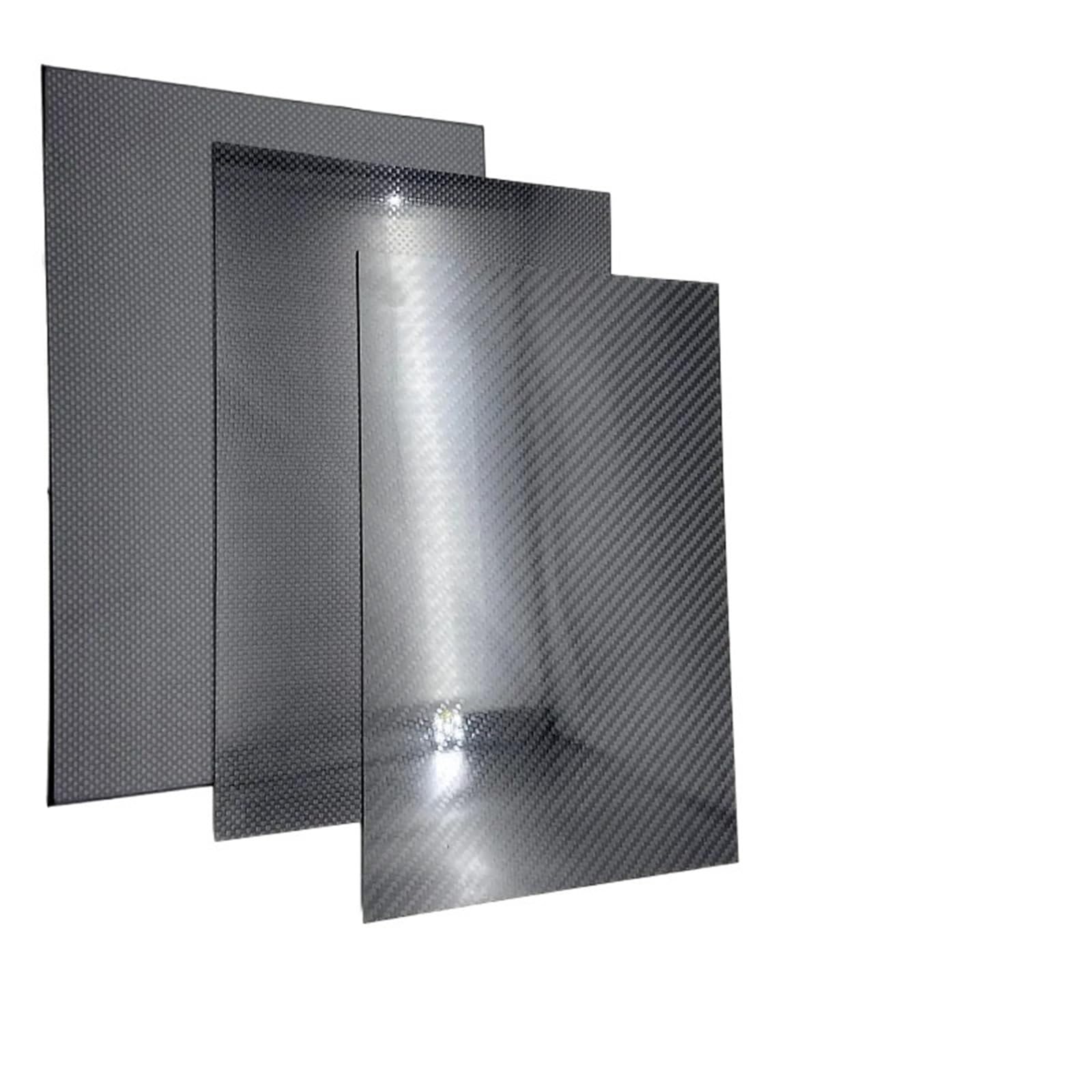 1pcs 300x300mm Full 3K Carbon Fiber Sheet Plate High Strength Carbon Board Panel Thickness 0.5mm 1mm 1.5mm 2mm 2.5mm 3mm 4mm 5mm 3k Carbon Fiber(340x410x4.0 Gloss Tw)