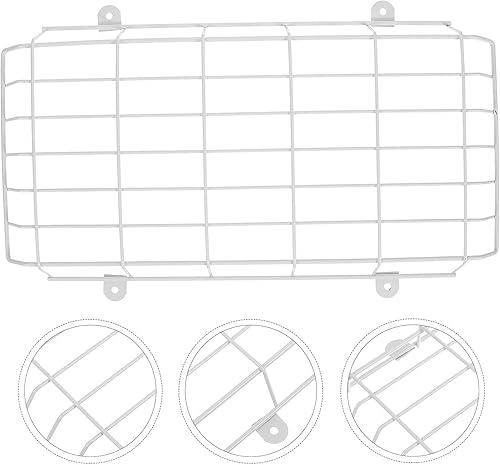 Miniatura 9 de Unomor Señal de salida de la jaula protectora de alambre de metal cubierta de señal de salida montado en la pared tapón de daños de señal de