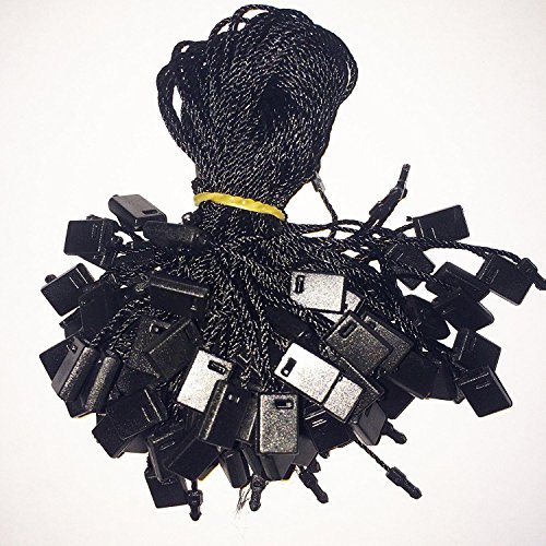 Hang Tag Fasteners Black Nylon Strings 7" long  1000 Pieces - Thumbnail 4