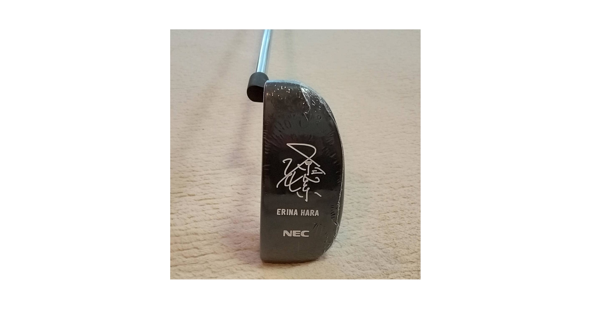 NEC サイン入り ゴルフパター 金色 NEC サイン入り ゴルフパター 金色