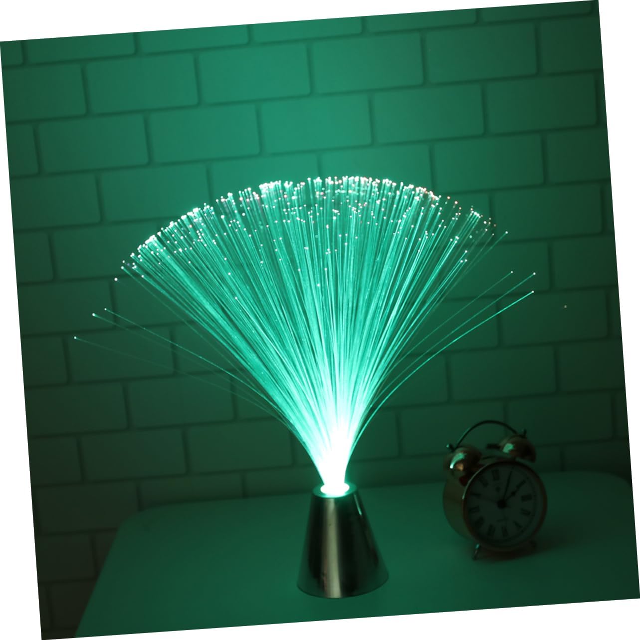 UKCOCO 6PCS LED Fiber Optic Lights Color Changing Decorative Lamps for Wedding Party Indoor Outdoor Romantic Atmosphere Optical Fiber Source