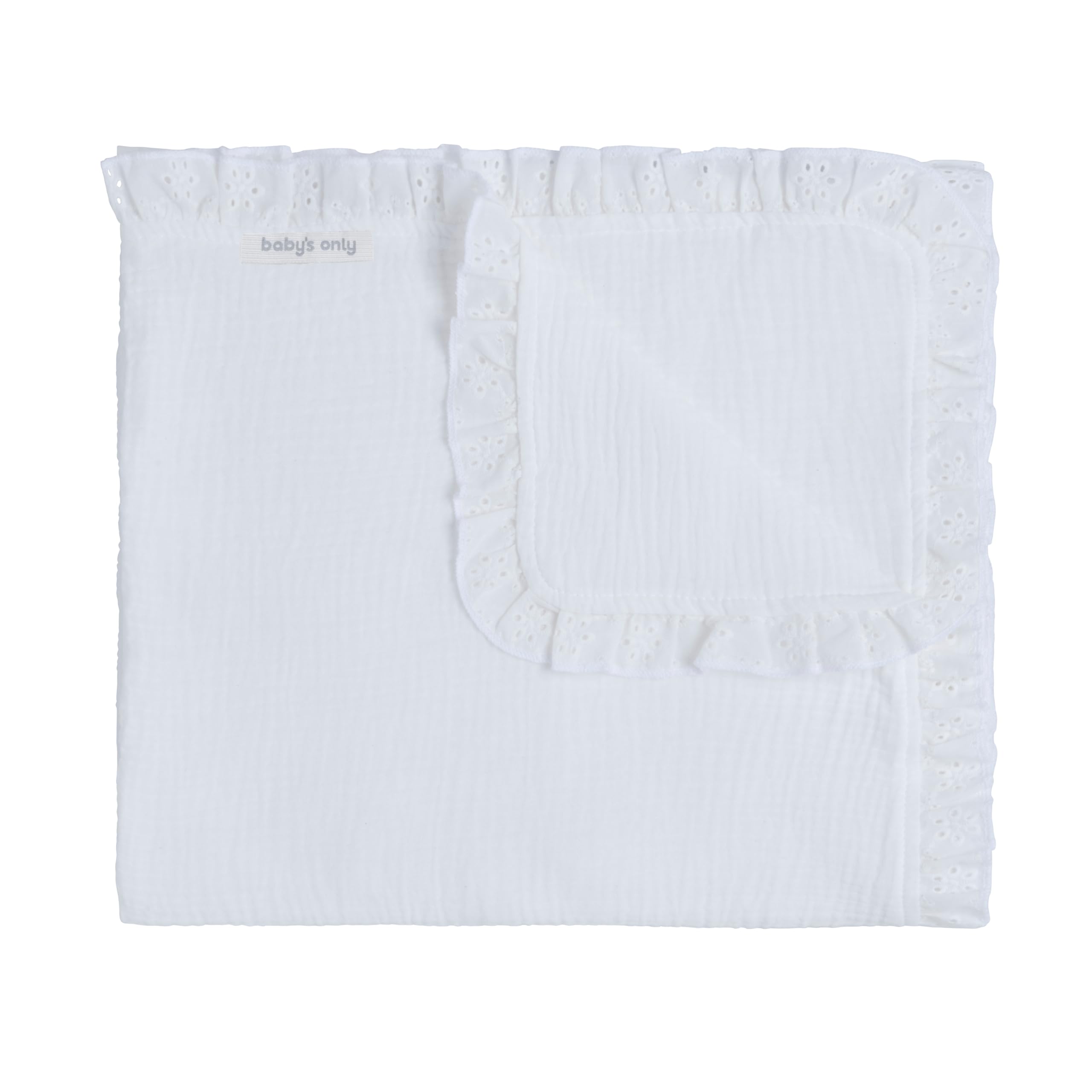 Baby's Only - Manta de Cuna Calm - Blanco - 100x135 cm