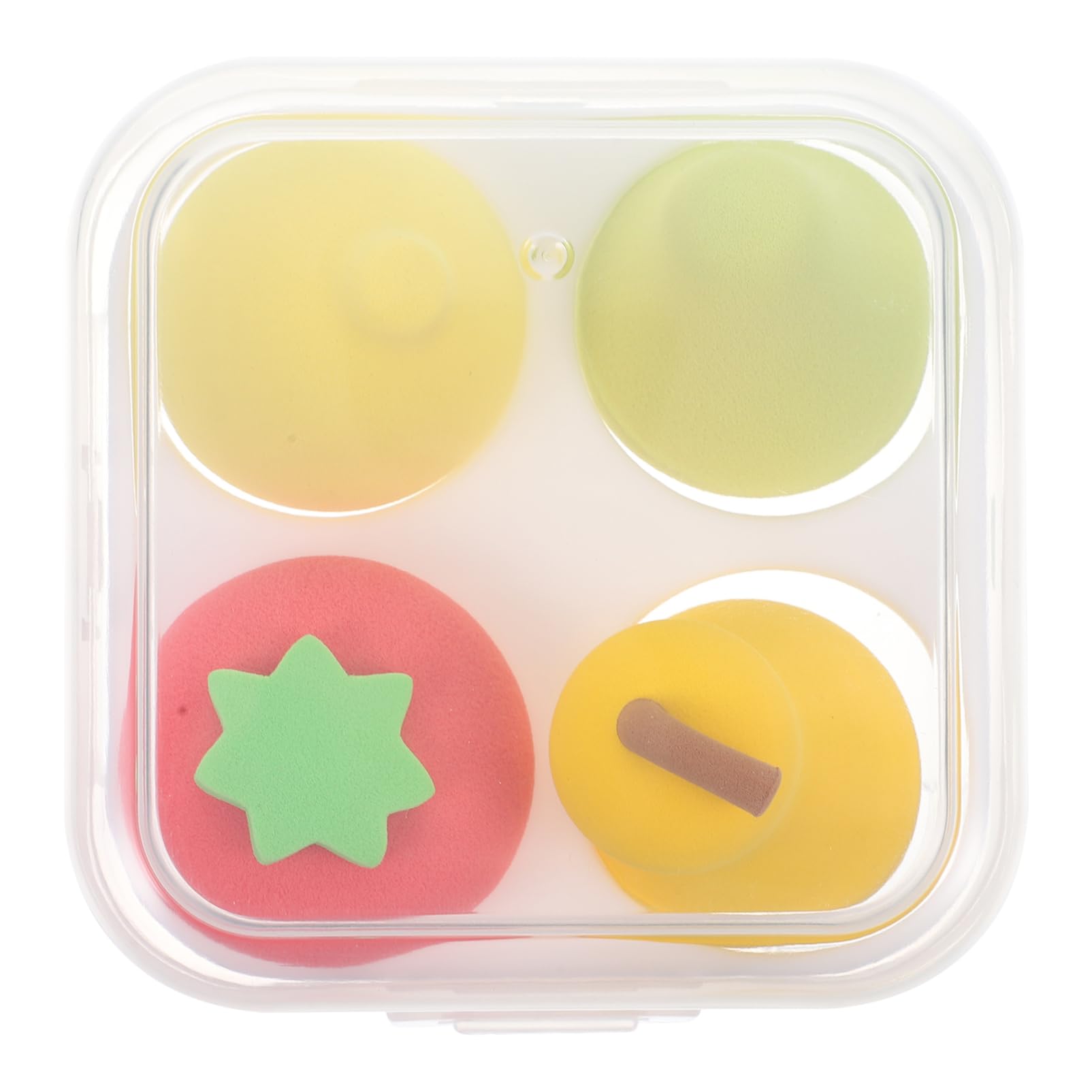 minkissy 20stücke Fruchtige Make-up Schwämme Teiliges Für Flüssig Und Puder-make-up Mit Aufbewahrung Weich Und Hautfreundlich Für Präzise Anwendung Und Reinigung