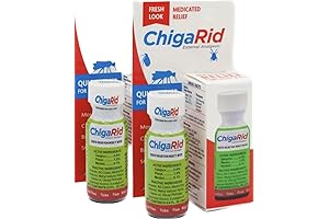 Chigarid External Analgesic Tablet - Fast Relief for Chiggers, Ticks, Insects, Poison Ivy, and Rashes