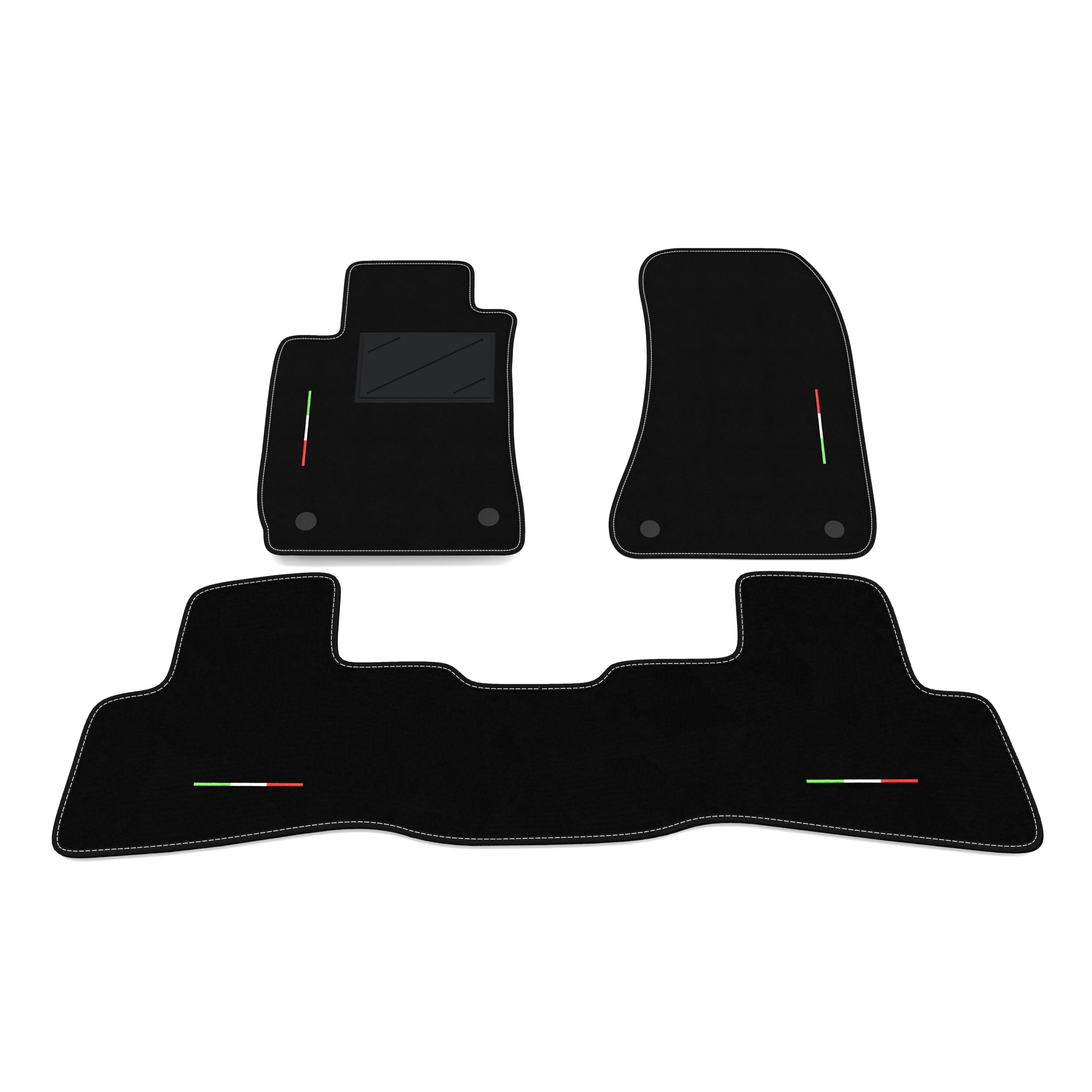 Tappetini Alfa Romeo 159 distanza punti di fissaggio (conducente) 34,5 cm