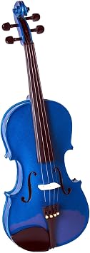 Cremona SV-75 Premier Novice Violin Outfit - أزرق لامع - 4 / 4 الحجم