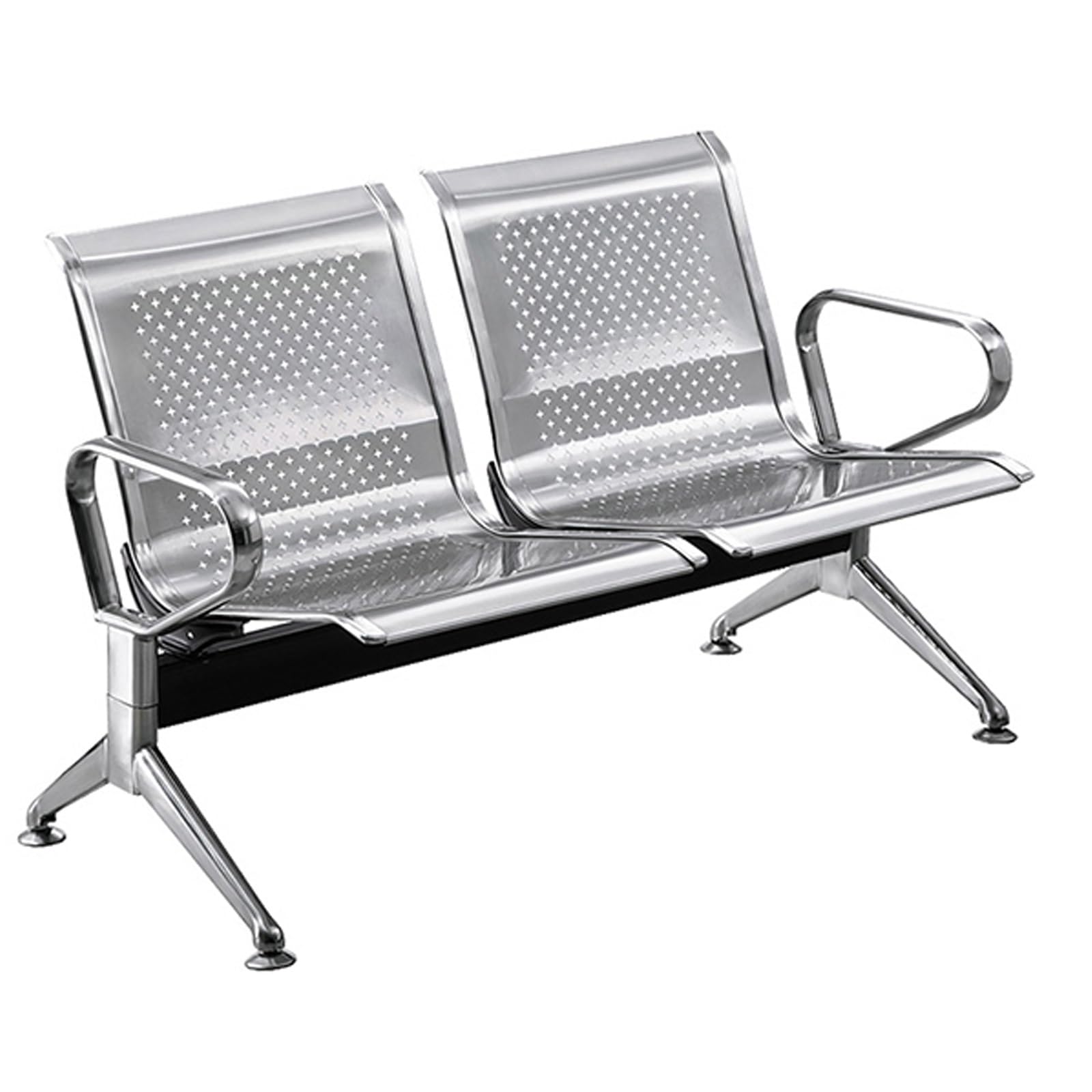 AYCDL Airport Reception Bench with Armrests Waiting Room Chairs Conference Seating for Lobbies Offices Businesses Banks - & Stylish Design