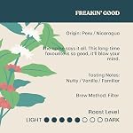 Equator Coffee Roasters Freakin’ Good Coffee – Fair Trade & Organic – Specialty Grade – Canadian Roasted – Ethically Sourced Arabica Beans
