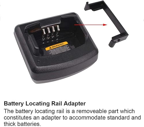 Miniatura 2 de Cargador rápido compatible con Motorola CP110 RDM2070D RDU4100 RDV5100 RDU2020 RDU2080D RDV2020 RDV2080D RDM2080 RDU4160D Radio RLN6305 RLN6308