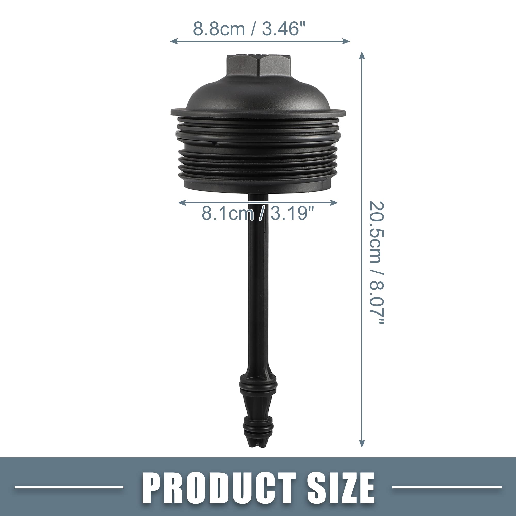 QUARKZMAN Motore Olio Filtro Alloggiamento Coperchio Cappuccio 03L115433C per VW Transporter