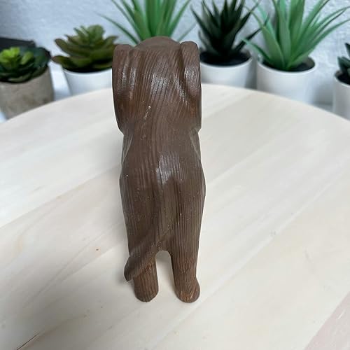 Vista 83 de Escultura de madera para decoración del hogar, estatua de madera, figuras de madera, decoración de habitación, animales salvajes tallados a mano