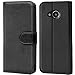 Produktbild Conie Handyhülle für HTC U Play Hülle, Premium PU Leder Flip Case Booklet Cover Weiches Innenfutter für U Play Tasche, Schwarz