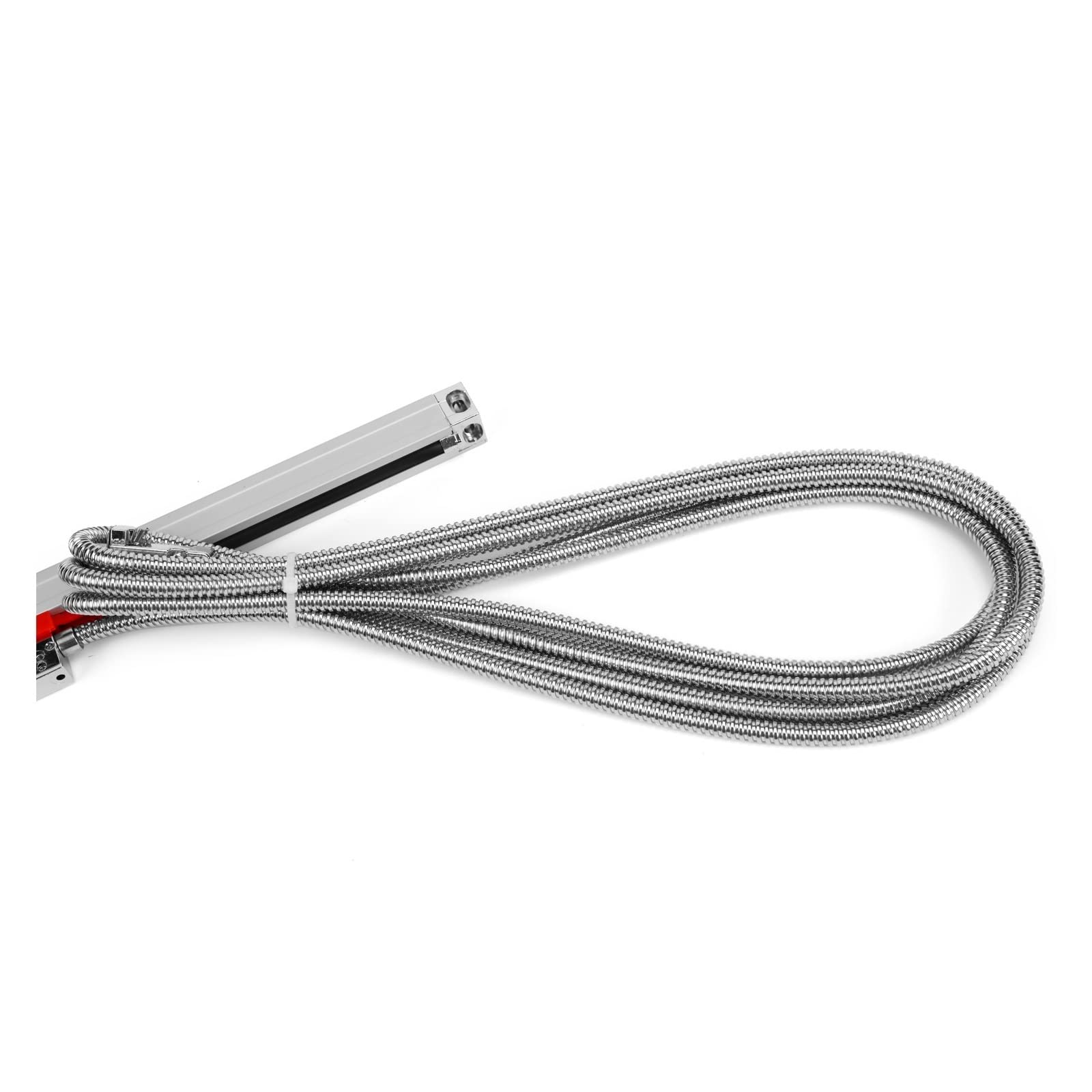 Lineare Skala mit digitaler Anzeige, KA-500 Slim Linear Encoder Linearmaßstab KA500 5U 5V TTL für Fräs- und Drehmaschinen(220mm)