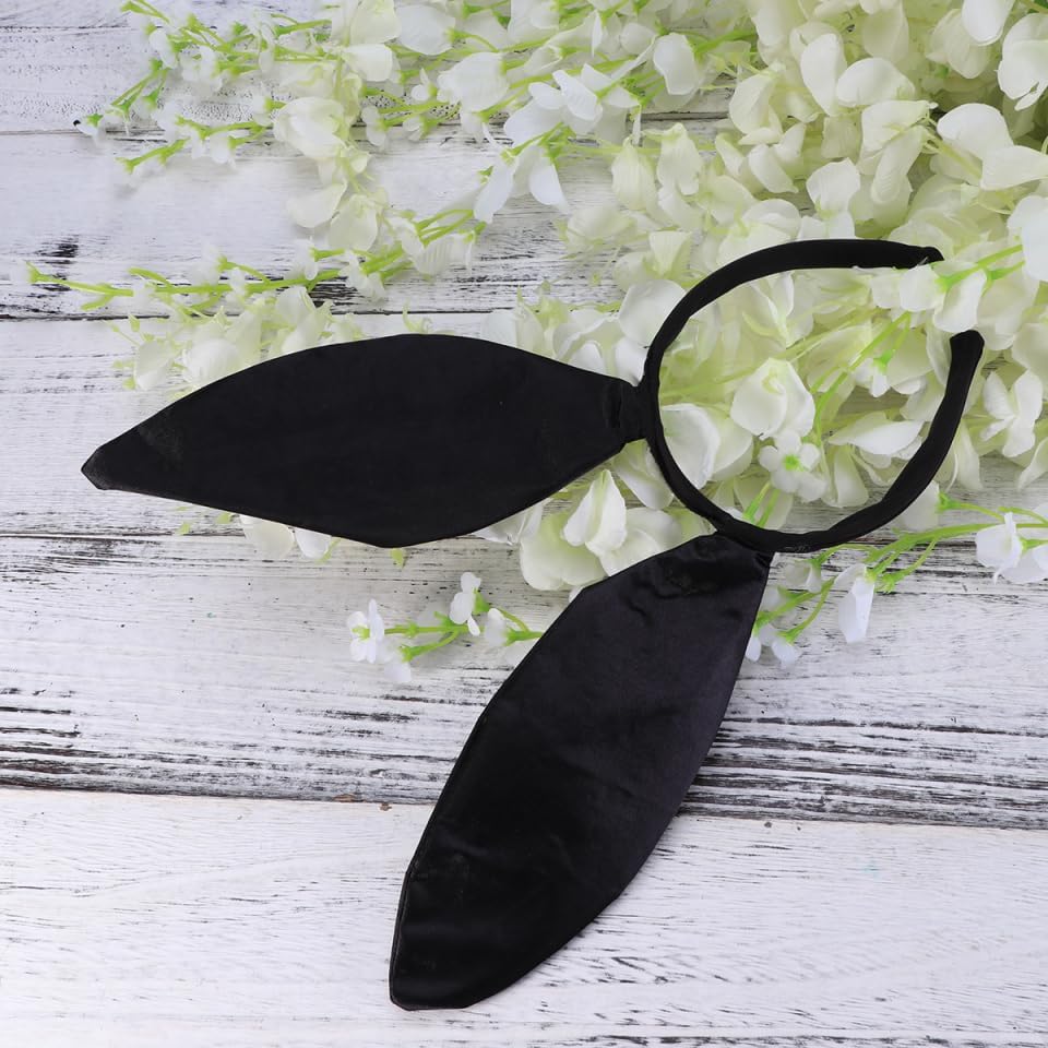 Miniatura 4 de Diadema con orejas de conejo para cosplay y fiestas, adorable accesorio de banda para el pelo de conejo, para mujeres, para festivales y eventos de