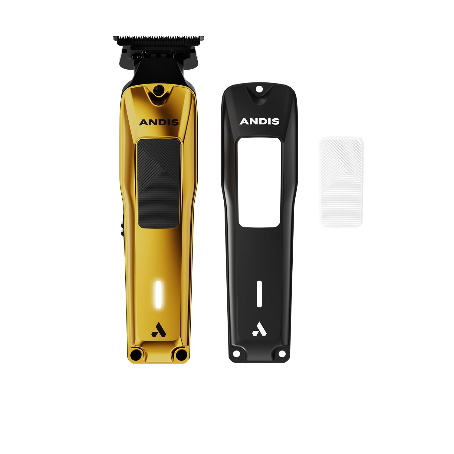 Andis 562119 Phenom Professional Cord/Cordless Lithium-ion elettrico per barba e capelli con supporto di ricarica, oro