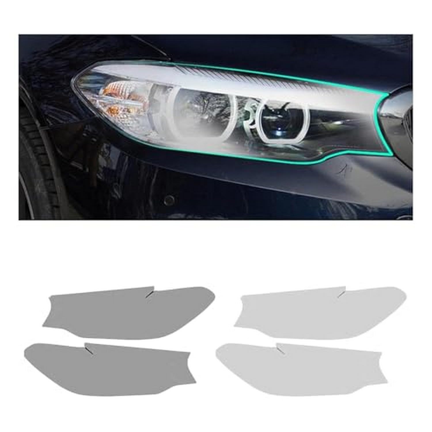 Película para faros de coche BMW Serie 5 protectora transparente adhesivo TPU