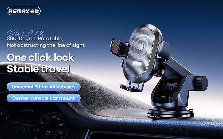 Components of the Remax RM-C03 Car Phone Holder