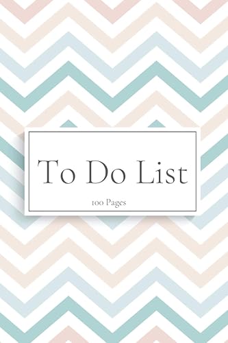 To Do List: Carnet de listes - planning des tâches et notes quotidiennes - 100 pages format 15.24 x 22.86 cm