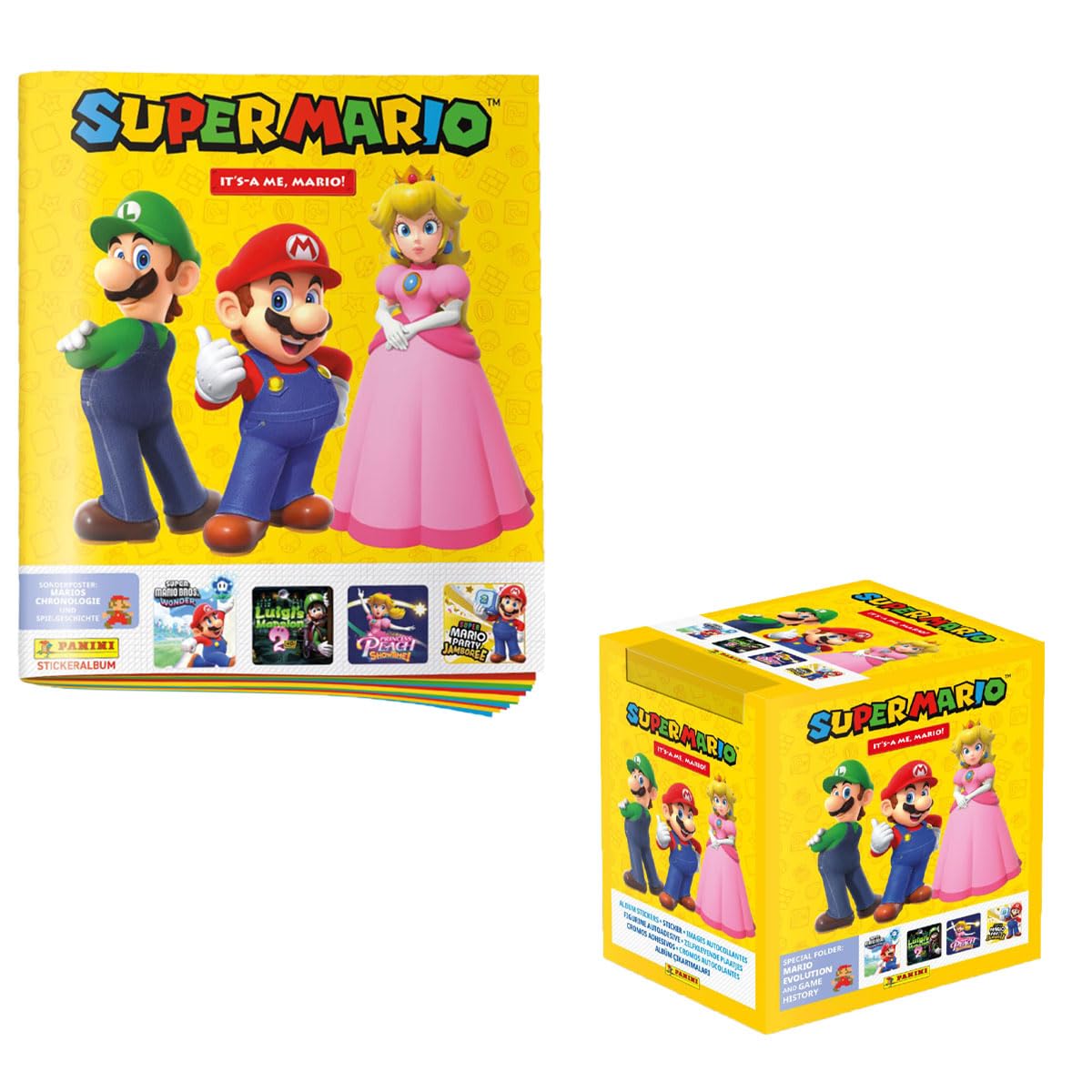Panini Super Mario - Its-a me, Mario Stickerkollektion (Box-Bundle)